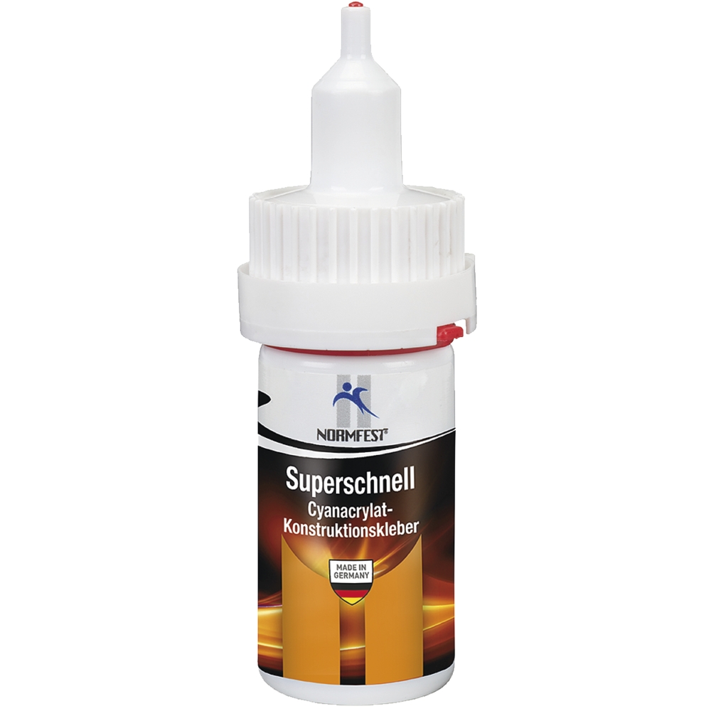 Cyanacrylat-Kleber 20g, Superschnell, schwarz